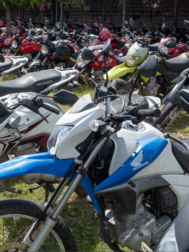 Leilão de motos da Caixa