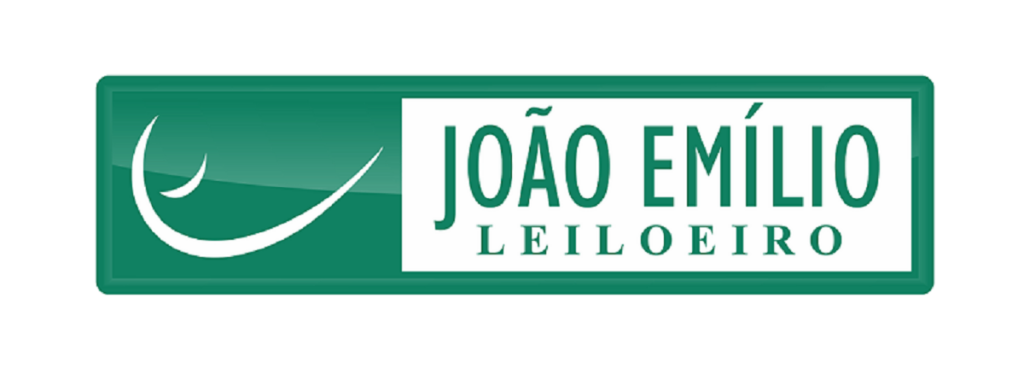 Logo de João Emílio com as cores branco e verde