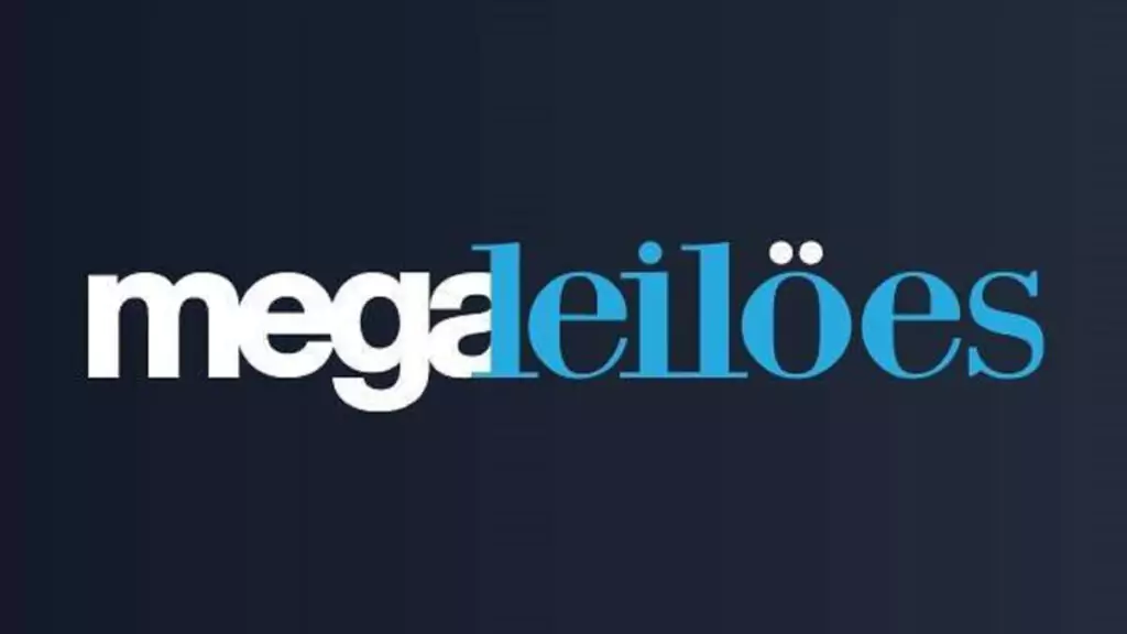 Foto da logo do Mega leilões