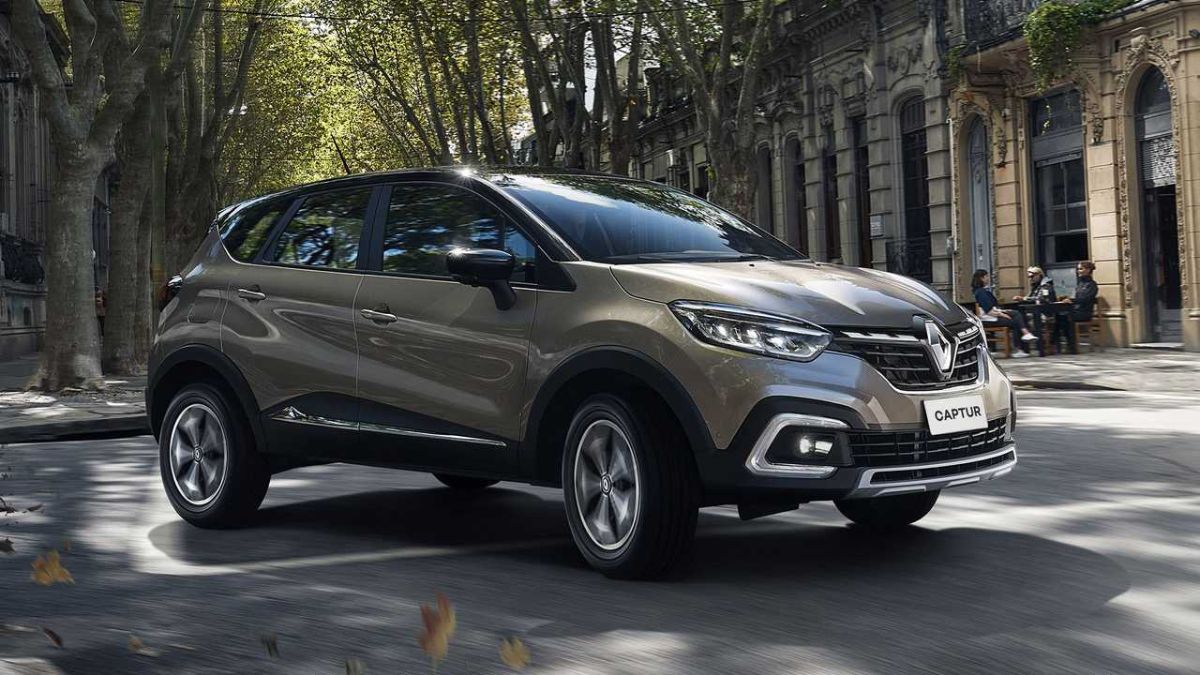 Lateral do novo Captur 2023