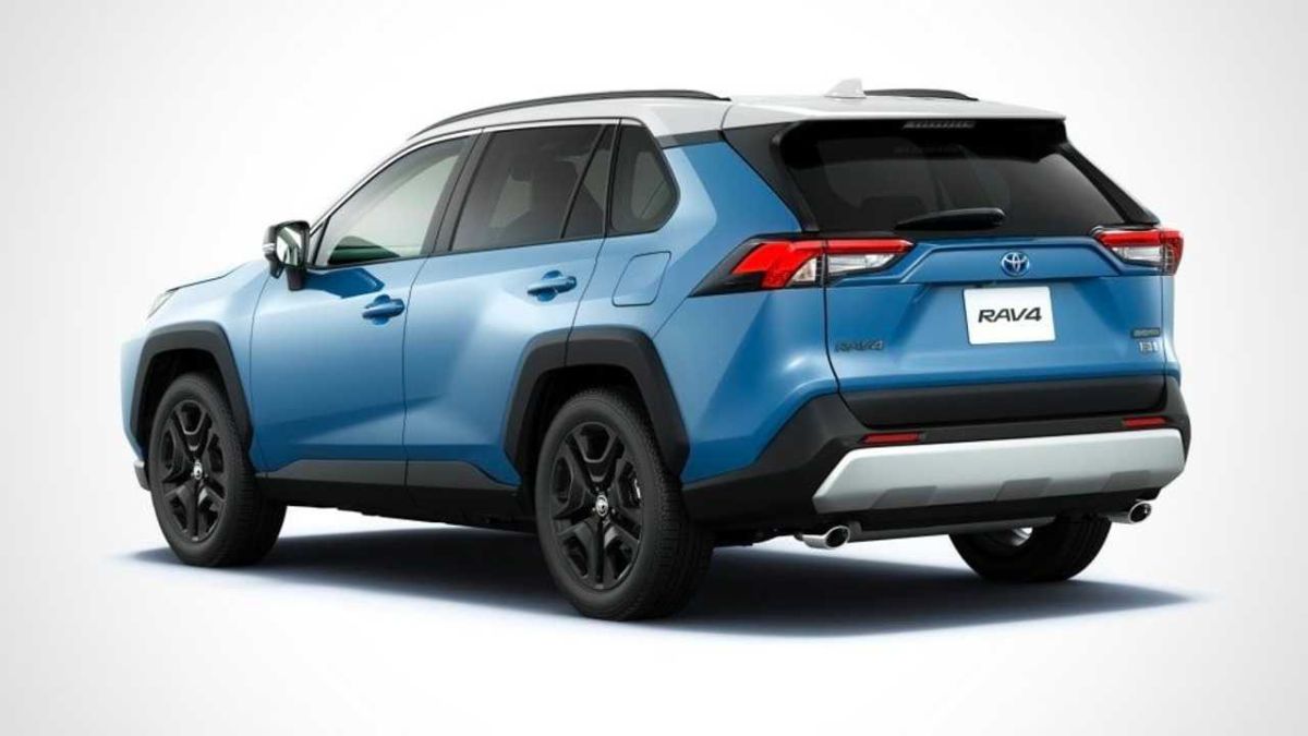 Traseira do RAV4 2023