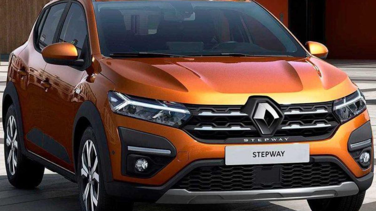 Frente do Stepway 2023 laranja