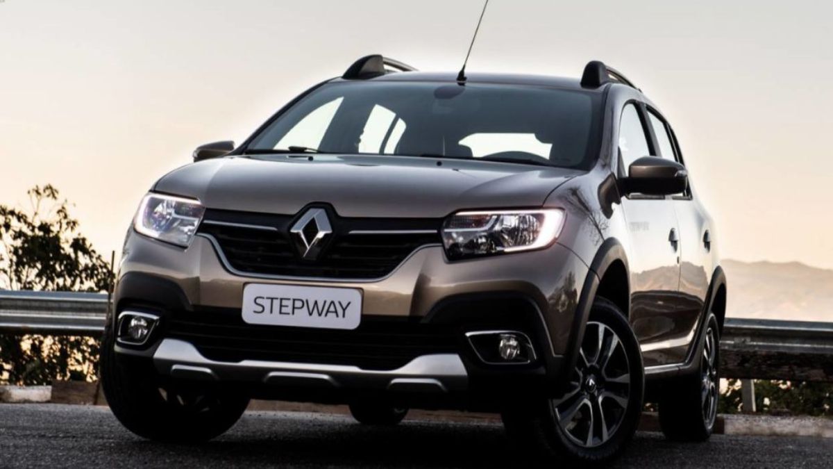 Dianteira da geração anterior do Stepway 2023