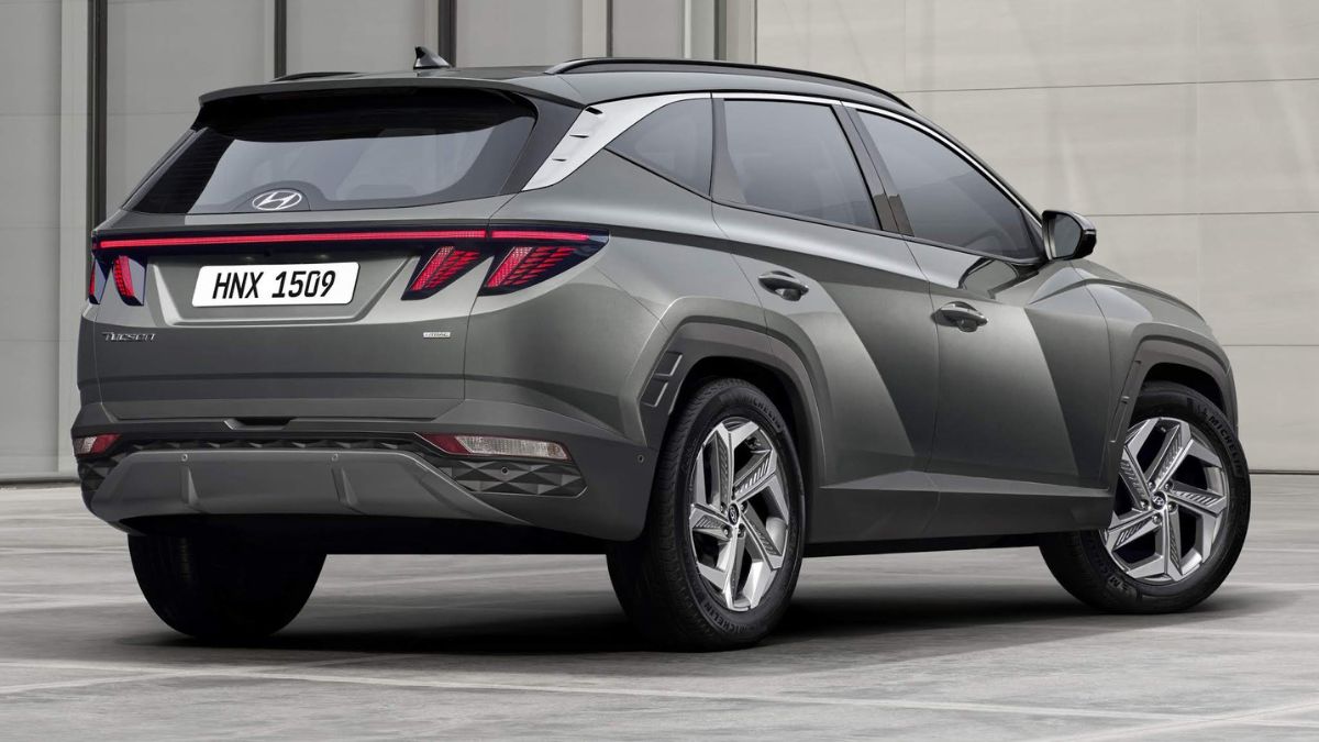 Traseira do Hyundai Tucson 2023
