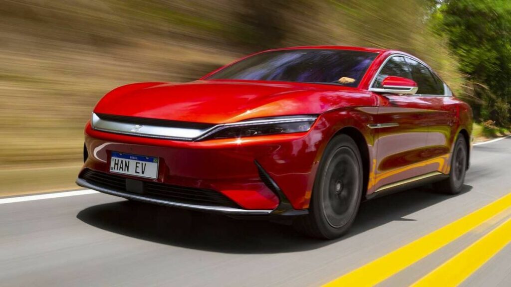 byd Han vermelho