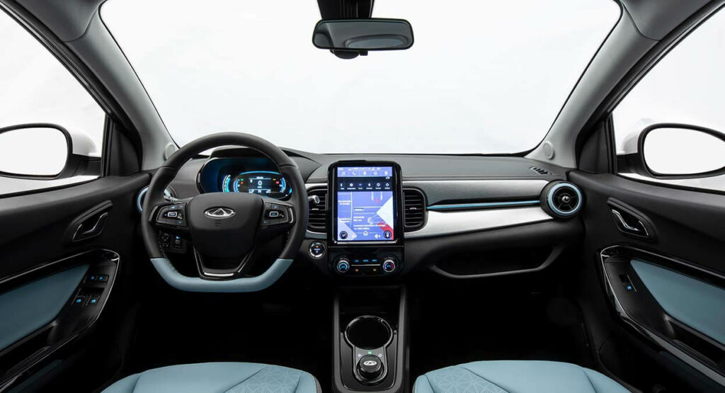 Foto do interior do veiculo Chery iCar 2023