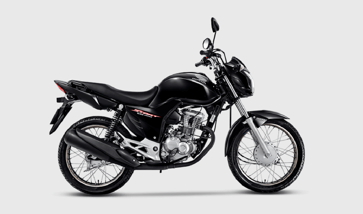 Foto lateral da Honda CG Start 160 2023