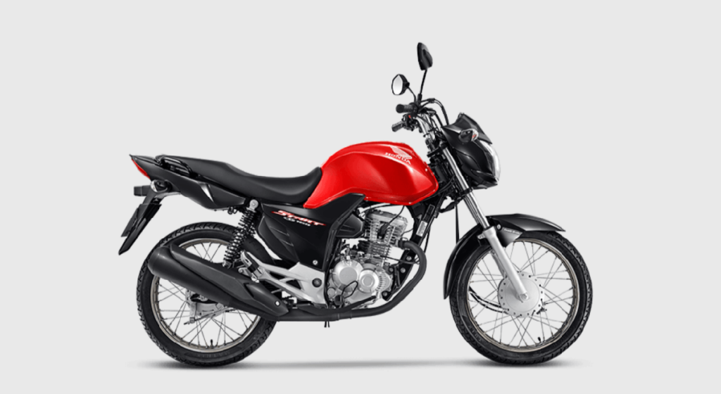 Foto lateral da CG Start 160 2023