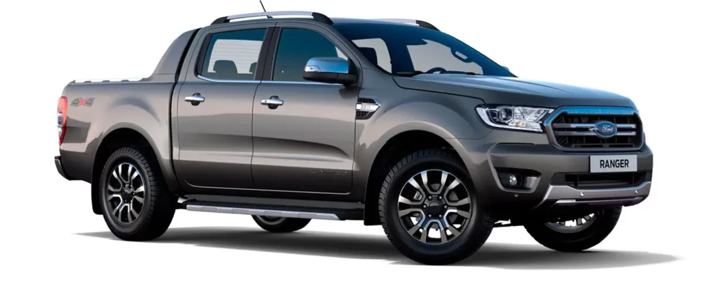 Foto lateral de uma Ranger 2023