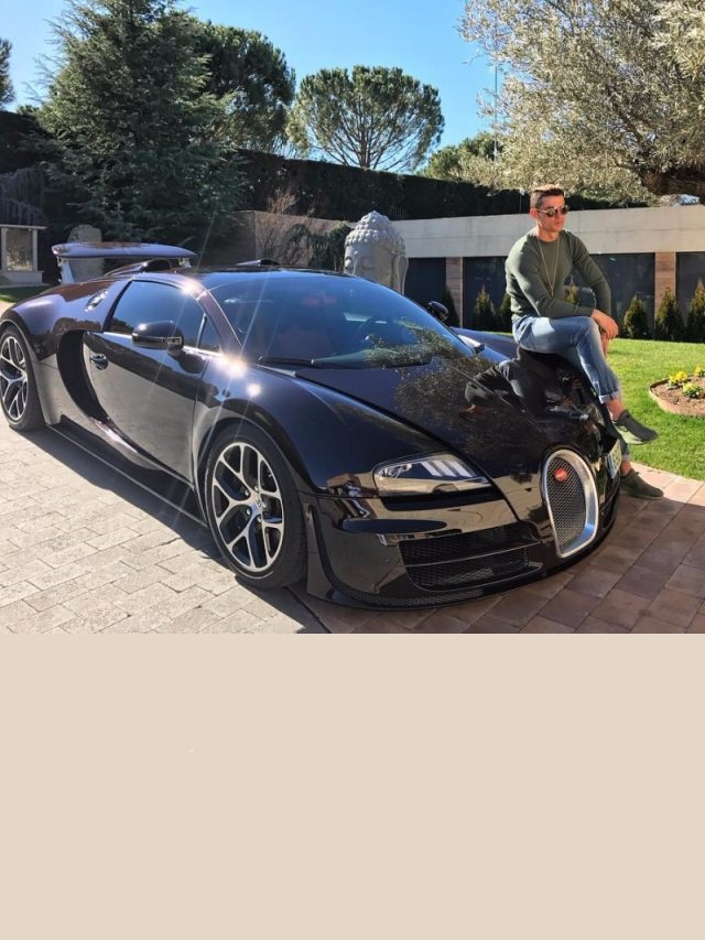 Bugatti Veyron do astro do futebol Cristiano Ronaldo