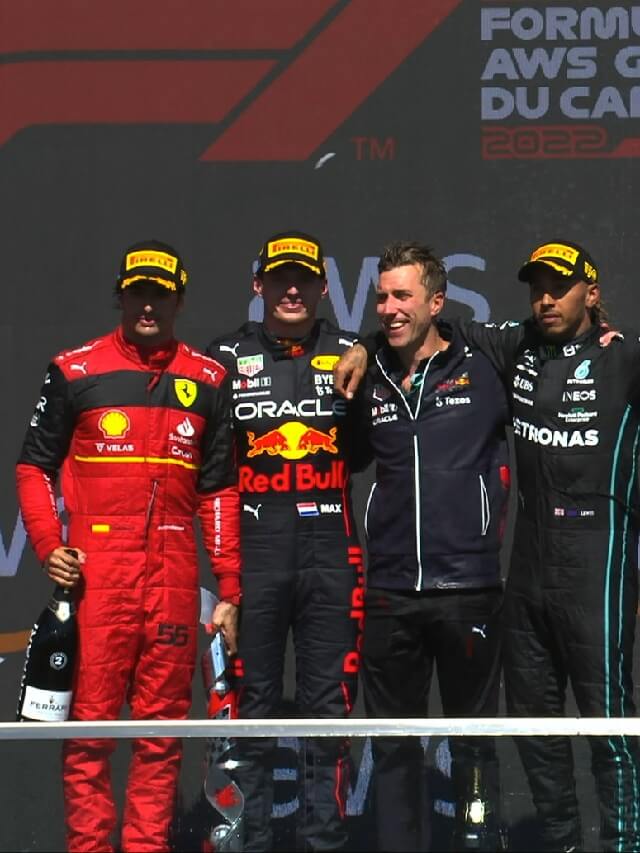 GP do Canada vencedores no pódio