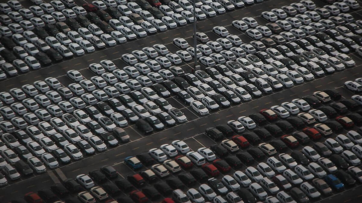 Pátio de Leilão de carros