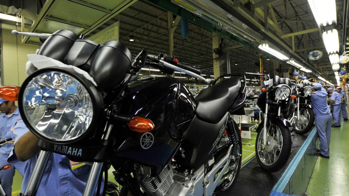 Produção de motocicletas Yamaha