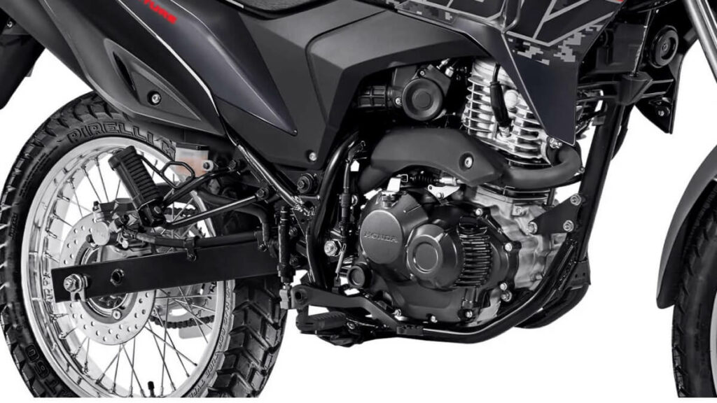 Foto do motor da XRE 190 2023