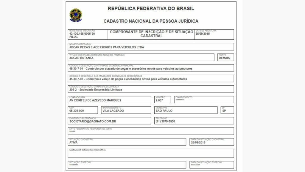 Print do CNPJ