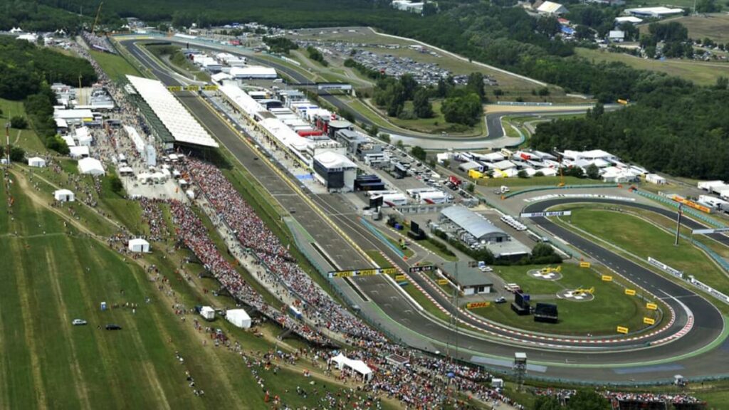 Foto do circuito do GP da Hungria