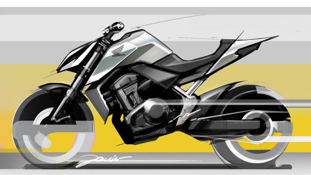 Novo visual da Honda 2023 aplicado em uma imagem
