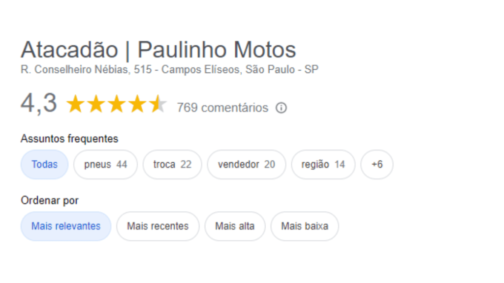 Print das Notas no Google