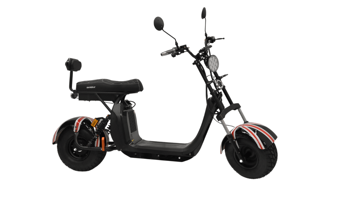 Motoneta Shineray PT-03 2023 de lado.