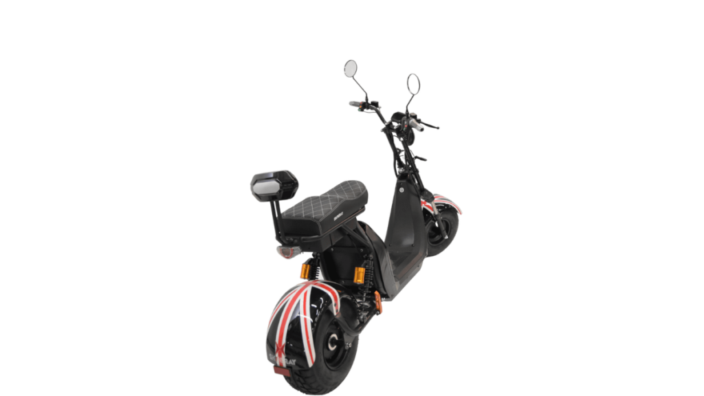 Traseira da pt-03 na cor preta;