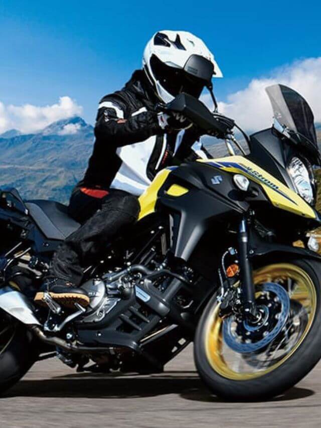 V-STROM 650 ADVENTURE amarela.