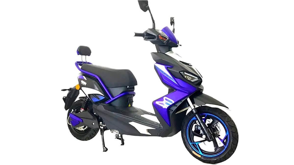 Aima Tiger S5 2023 Azul Frontal Direita Scooter Eletrica