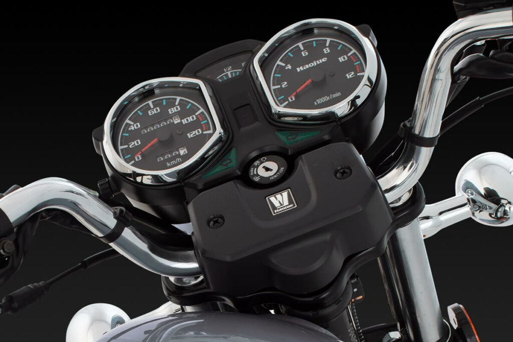 Foto do painel da Chopper Road 150 2023