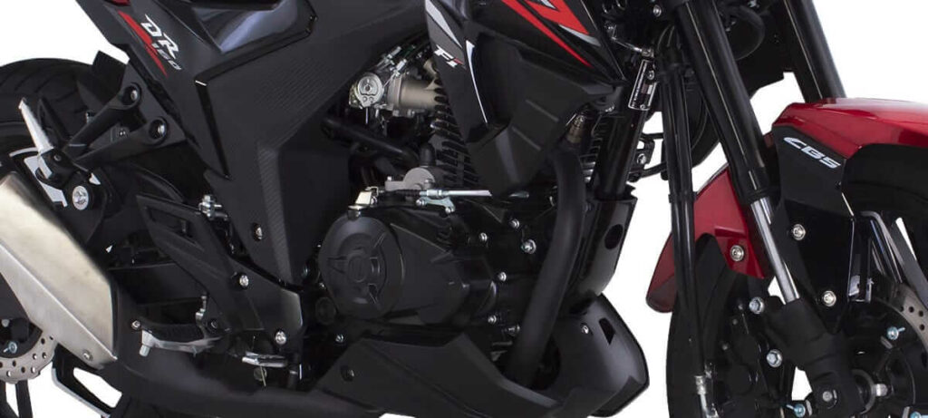 Foto do motor da DR 160 2023