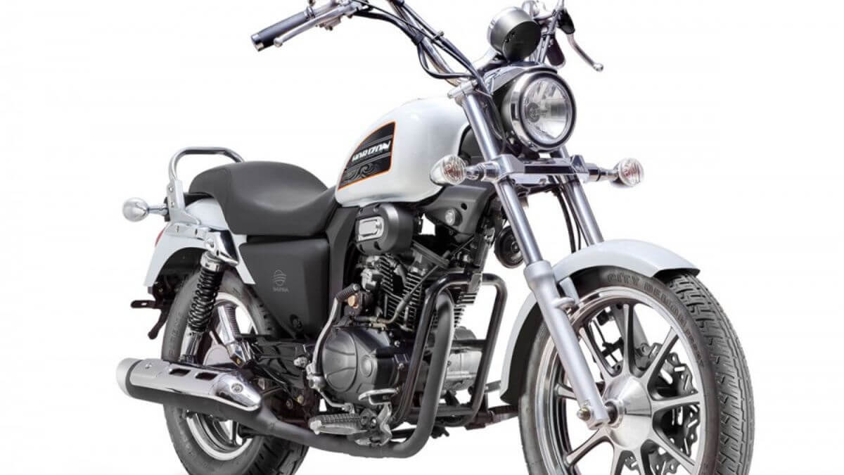 Horizon 150 2023 na cor branca.