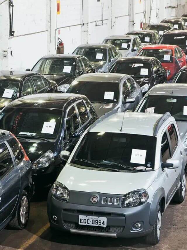 Fila de carros