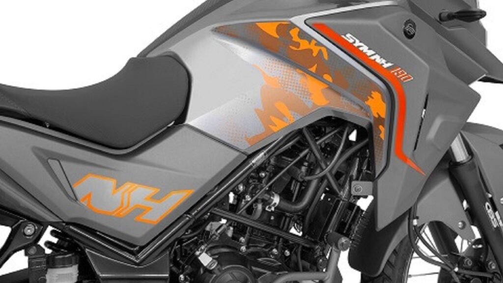 Carenagem cinza da NH 190 2023.