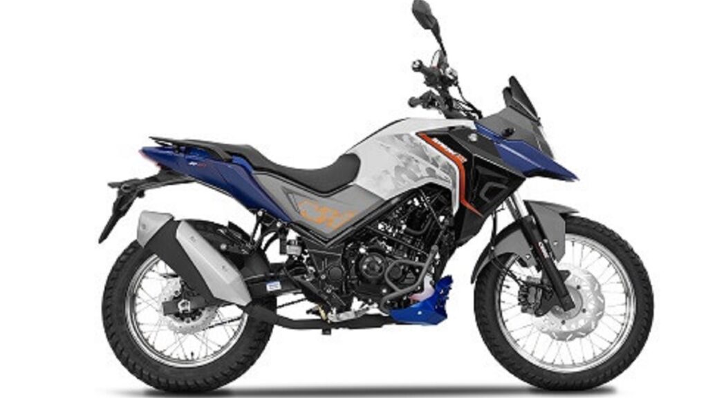 NH 190 2023 de lado na cor branco e azul.