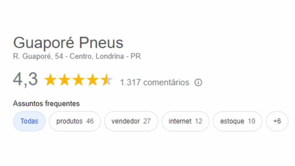 Print das notas no Google