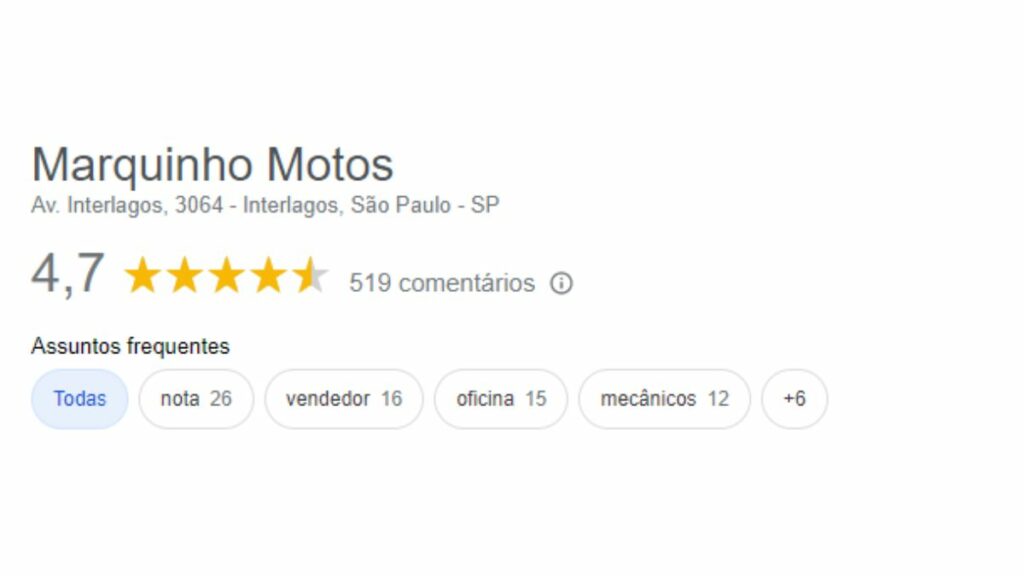 Print das notas no Google