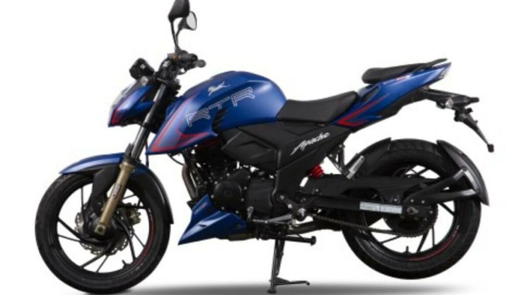 RTR 200 2023 Azul de lado;