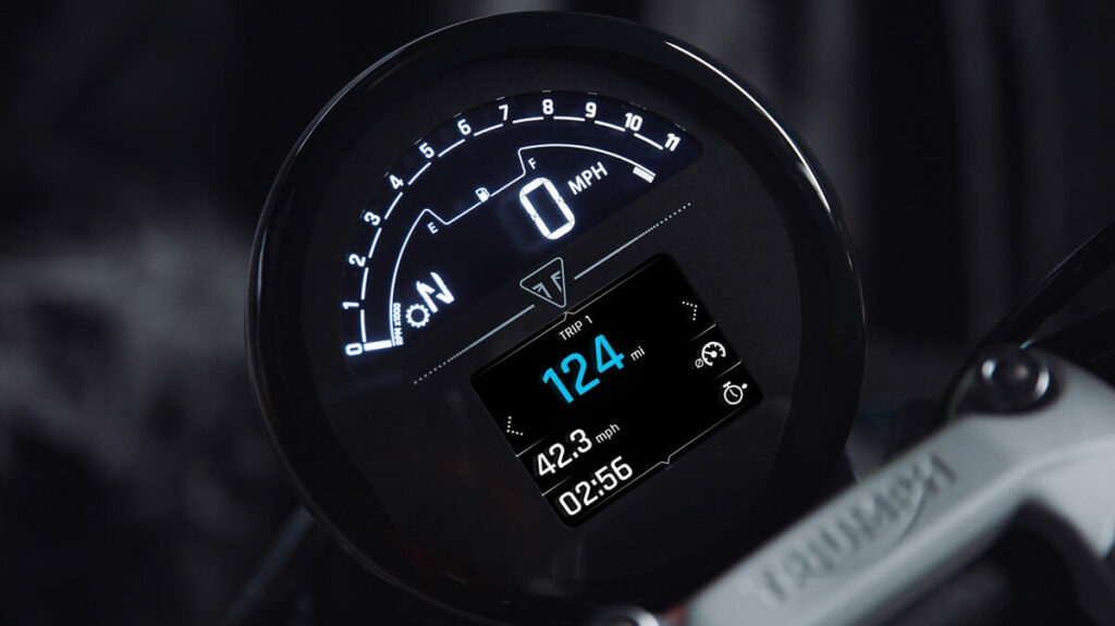 Painel TFT da Trident 660 2023