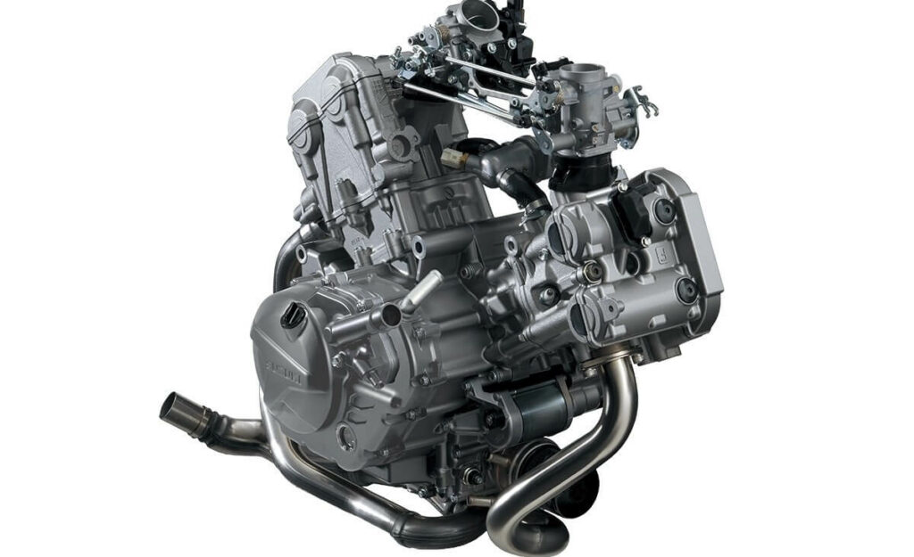 Motor da V-Strom 650 2023.