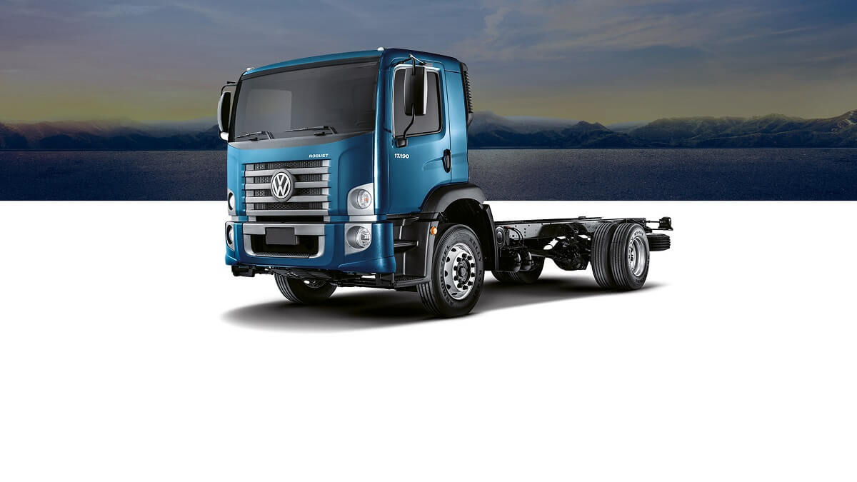 Foto de um VW Constellation 17.190 Robust Azul