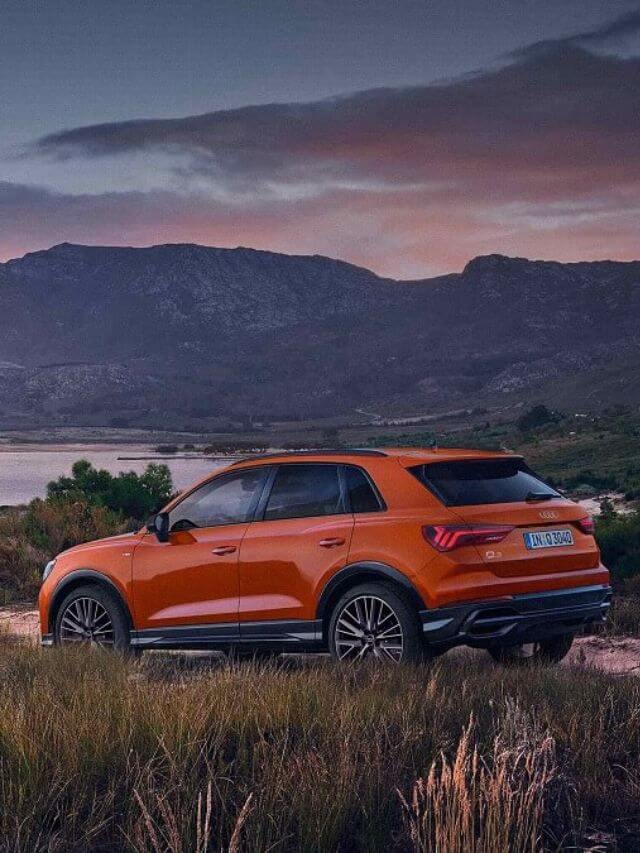 Audi Q3 2023 laranja.