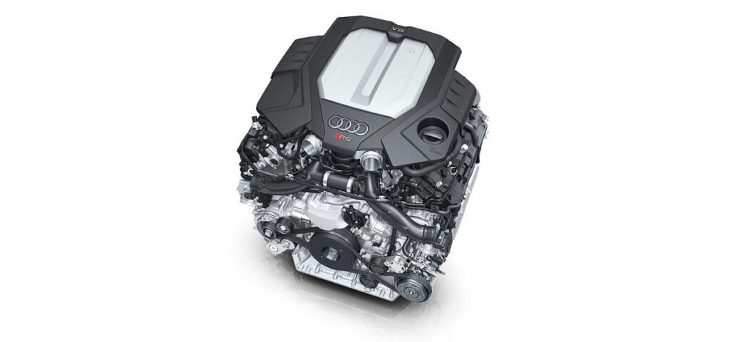 Motor do Audi RS6 Avant.
