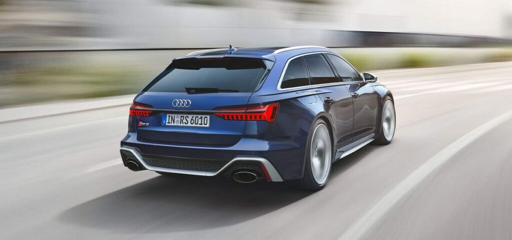 Traseira do Audi RS6 Avant .