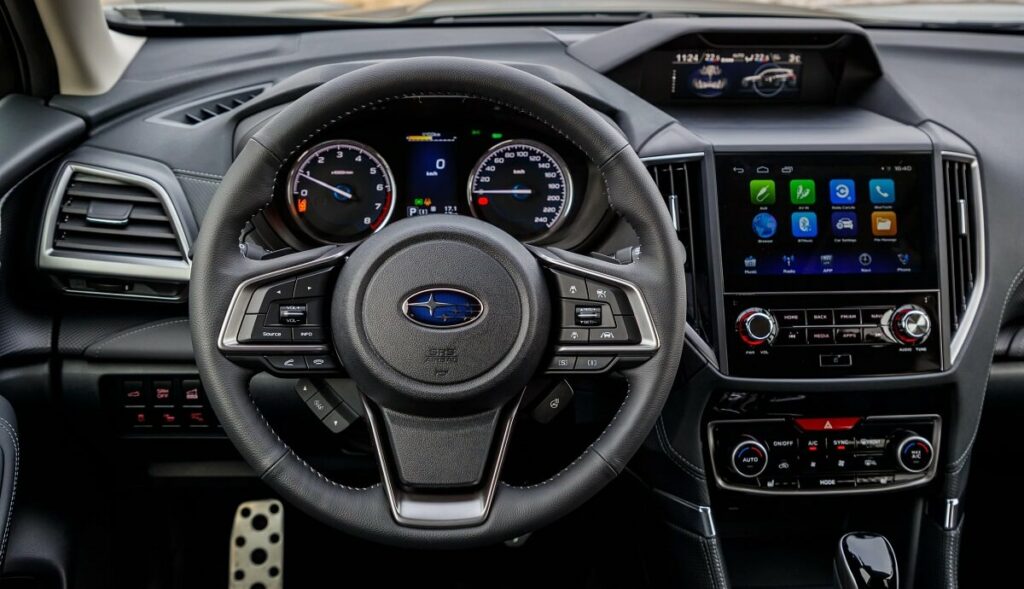 Interior do Forester 2023.