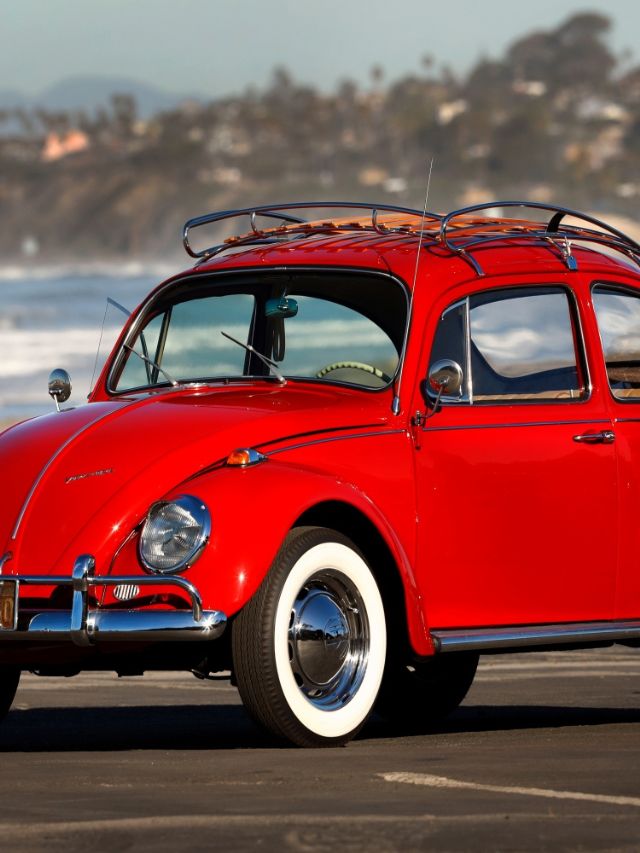 Fusca vermelho.