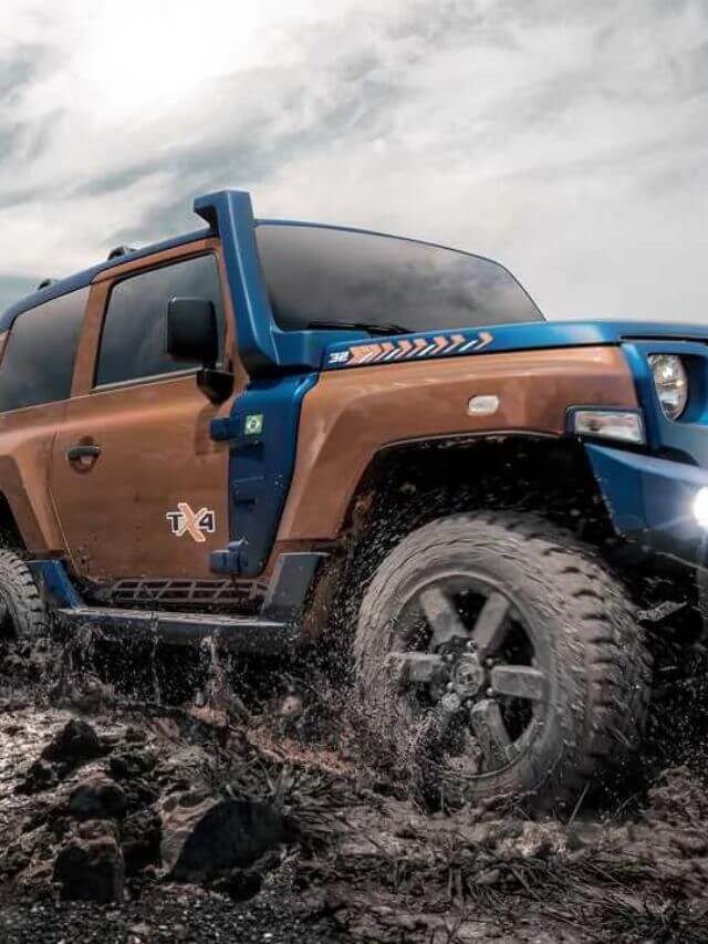 Troller Tx4 na lama.