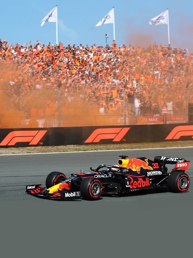 Foto do carro da Red Bull no GP da Holanda