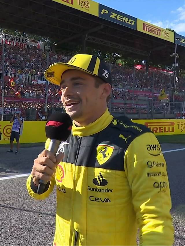 Leclerc pole Monza F1