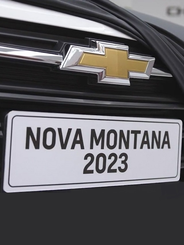 Foto frontal da nova Montana