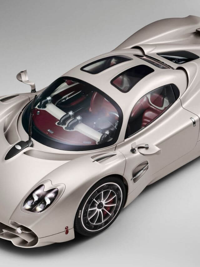 Pagani Utopia visto de cima.