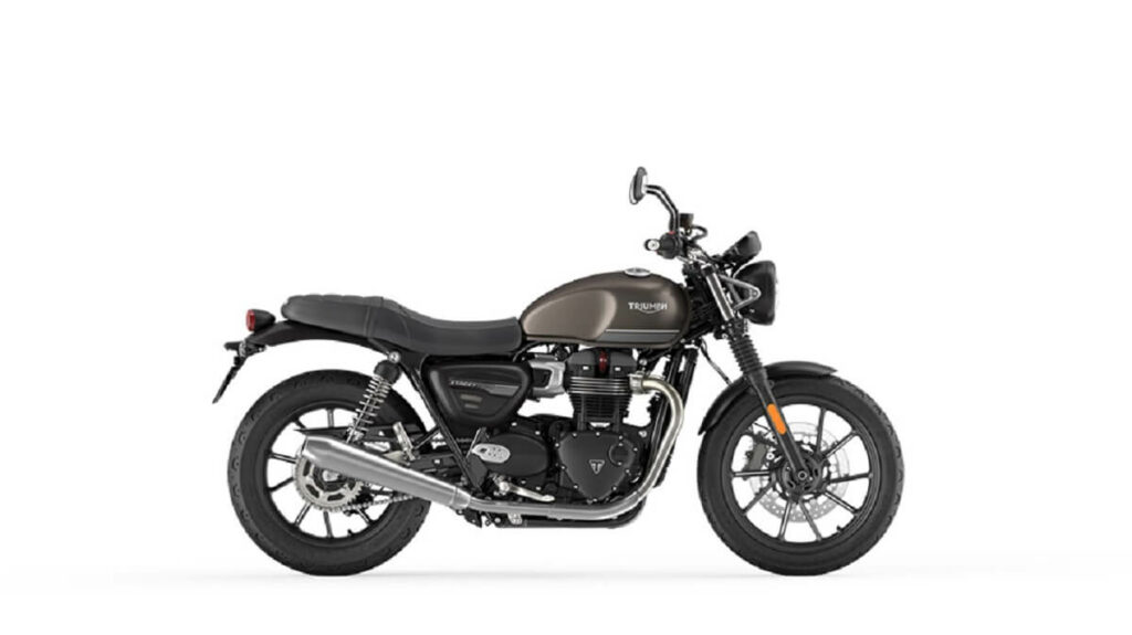 Speed Twin 900 2023 de lado.