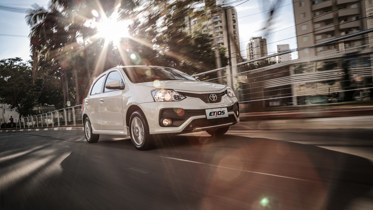 Foto de um Etios em 2023